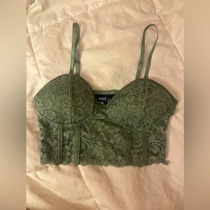 Wet Seal Floral Lace Bralette